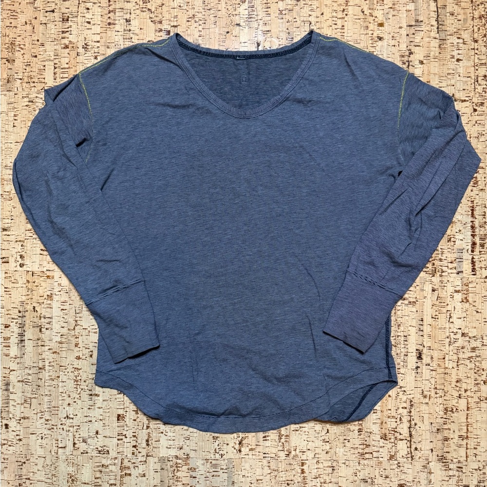 lululemon athletica striped pullover